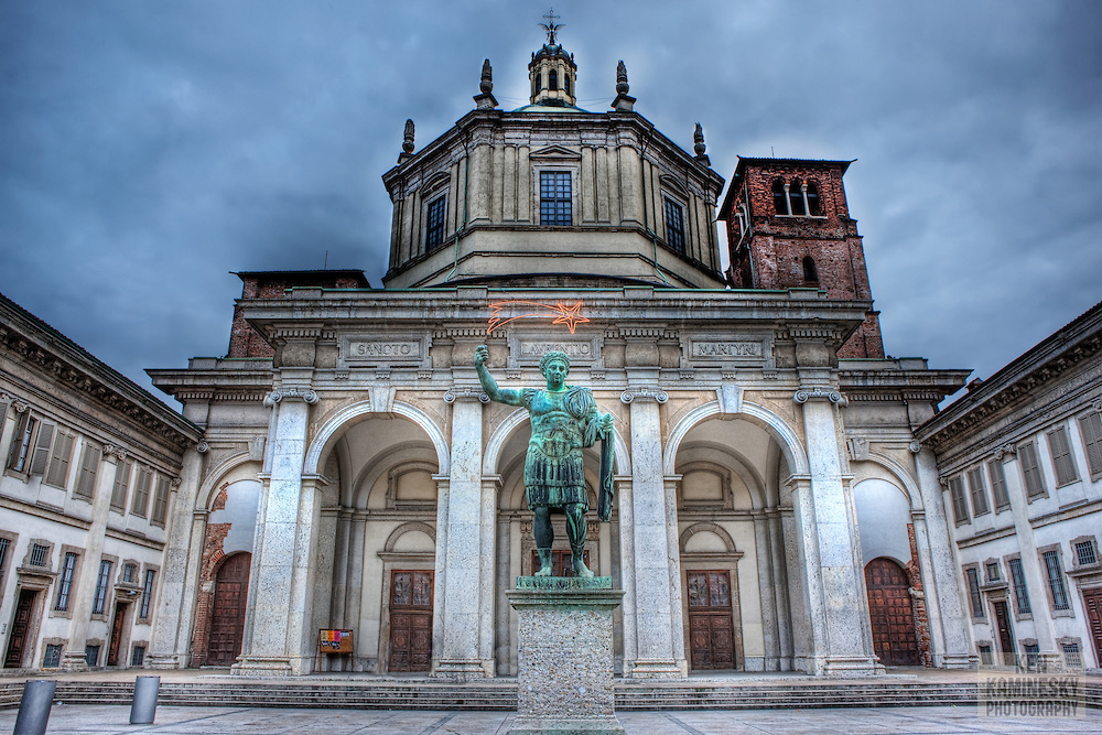 Ką aplankyti Milane. Milano Basilica di San Lorenzo Maggiore