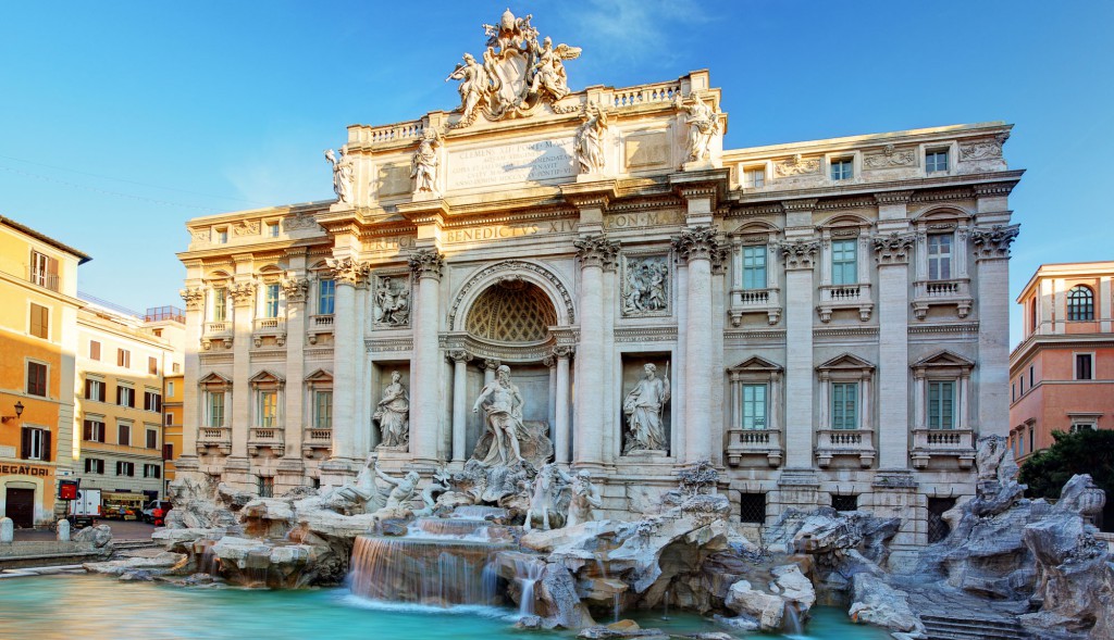 Ką aplankyti Romoje? Trevi fontanas Romoje